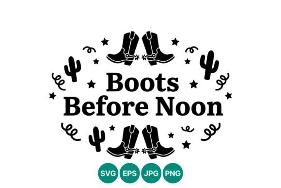 Boots Before Noon Western Vector Review for Embroidery Projects