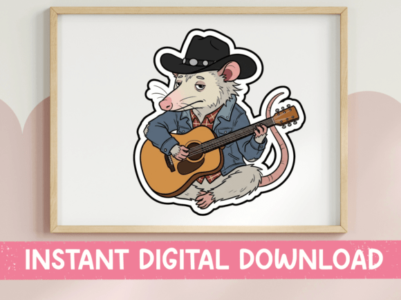 Country Opossum Guitar Player Design Review