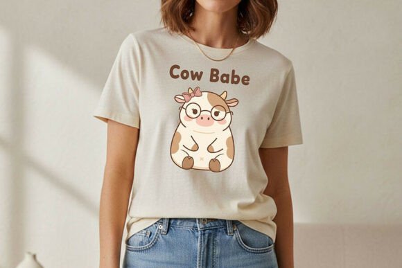 Cow Babe Png: A Cuddly Embroidery Design for Real Projects