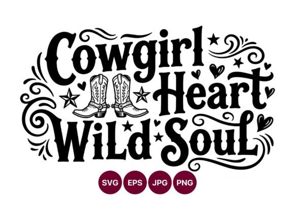 Cowgirl Heart Wild Soul Typography: A Designer’s Real-World Take