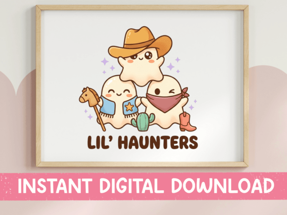 Lil Haunters Cute Cowboy Ghost Design Review