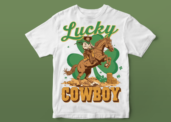 Lucky Cowboy Howdy St Patrick’s Day PNG Review for Embroidery Projects