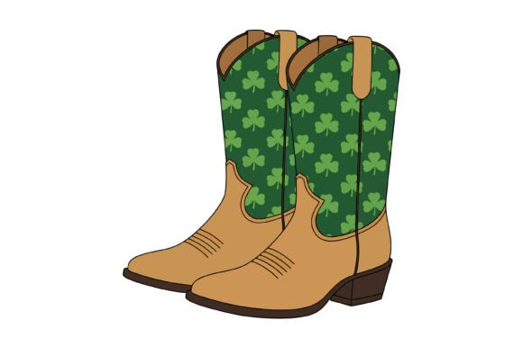 Lucky Shamrock Cowgirl Boots Vector: A Designer’s Honest Take