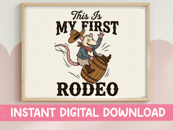 This Is My First Rodeo Opossum SVG PNG Review
