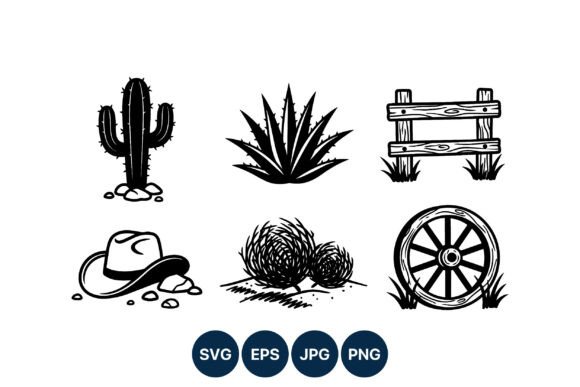 Western Cactus and Cowboy Hat Vector: A Designer’s Practical Take