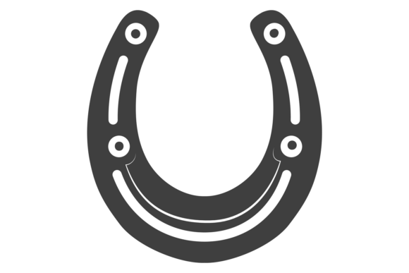 Western Logo Horseshoe Black Icon Curv Review