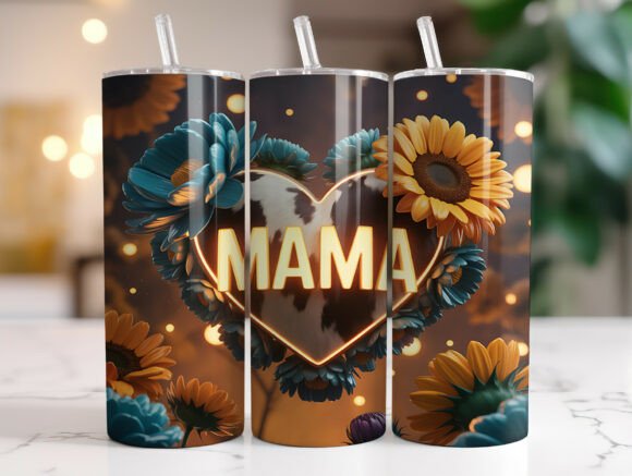 Western Mama Sunflower Cow Print Tumbler Review