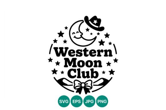 Western Moon Club Crescent Moon Vector: A Designer’s Perspective